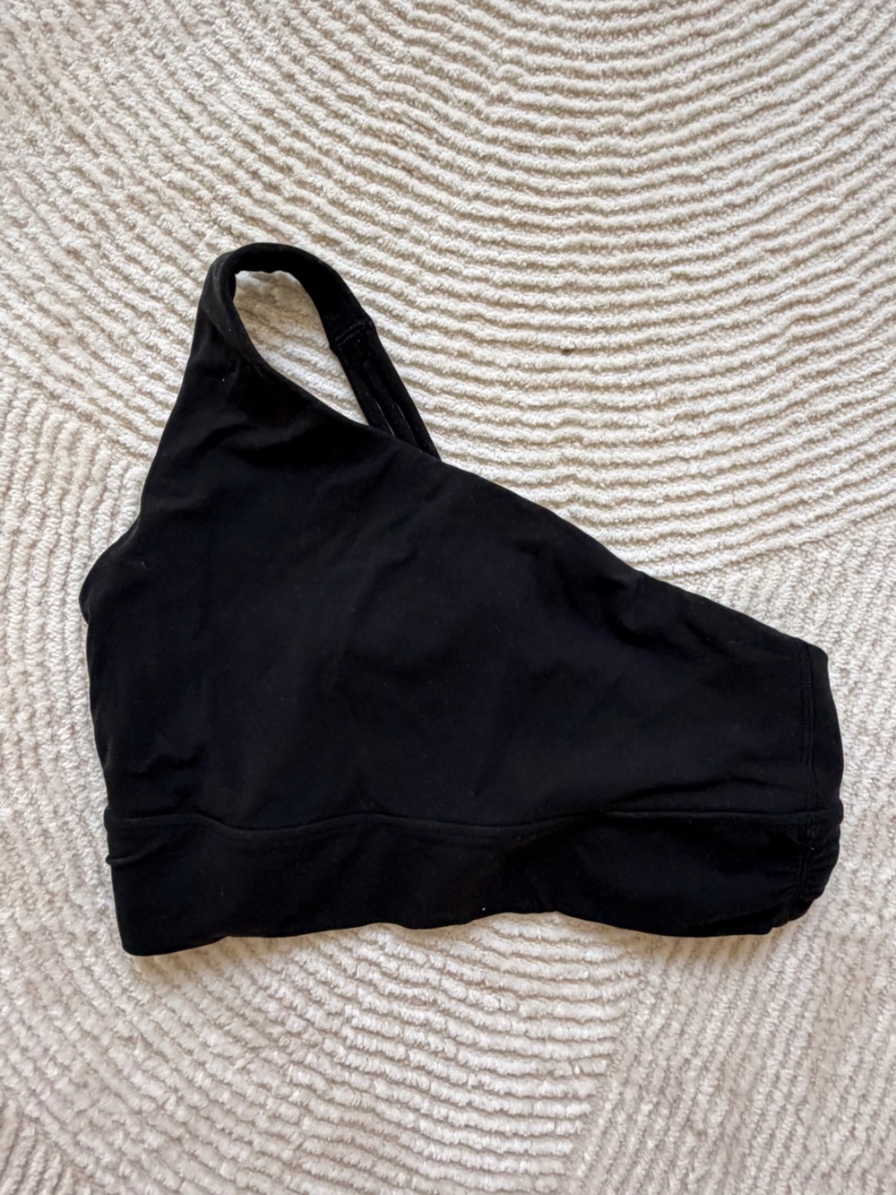 Athleta Athena Black Longline Bra, S